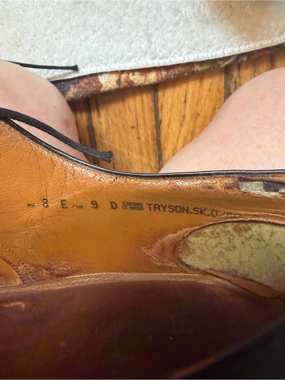 Bally’s Classic Men's Black Leather Derby Shoes